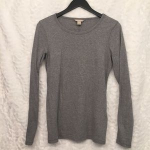 Banana Republic | Long Sleeve Grey Top